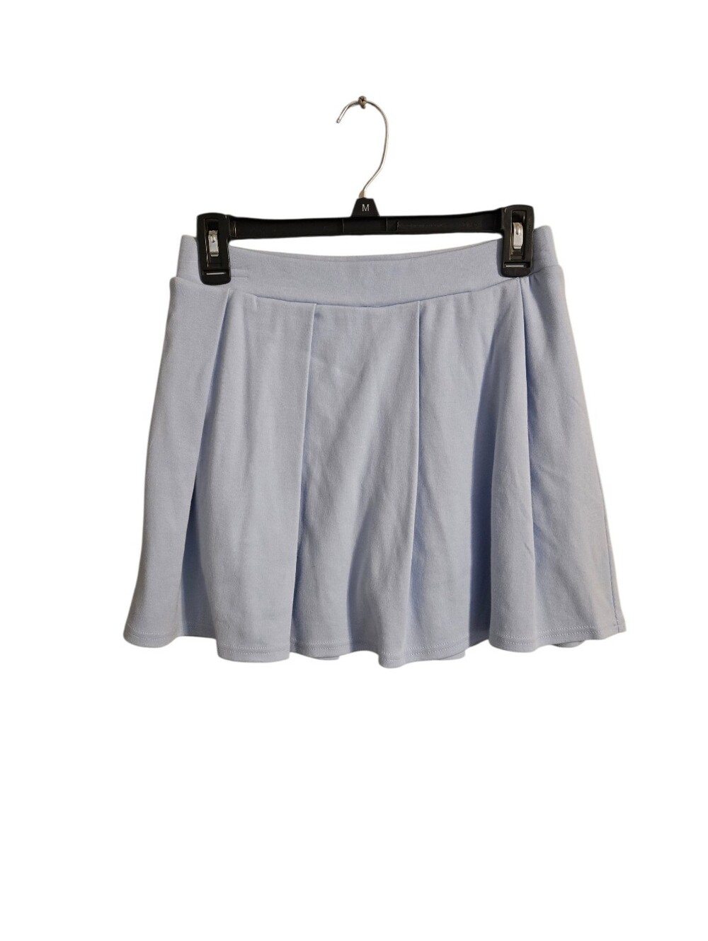 SO Blue Mini Skort, Size Medium, Pleated Stretchy Golf Tennis Cheer, Preppy Y2k